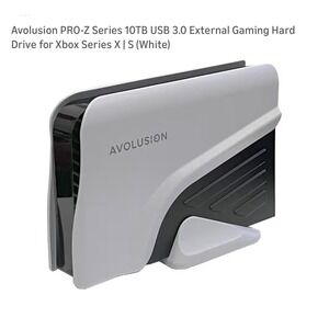 Avolusion PRO-Z 10TB USB 3.0 External Gaming Hard Drive Xbox Ser X S HDDGU3-ProZ